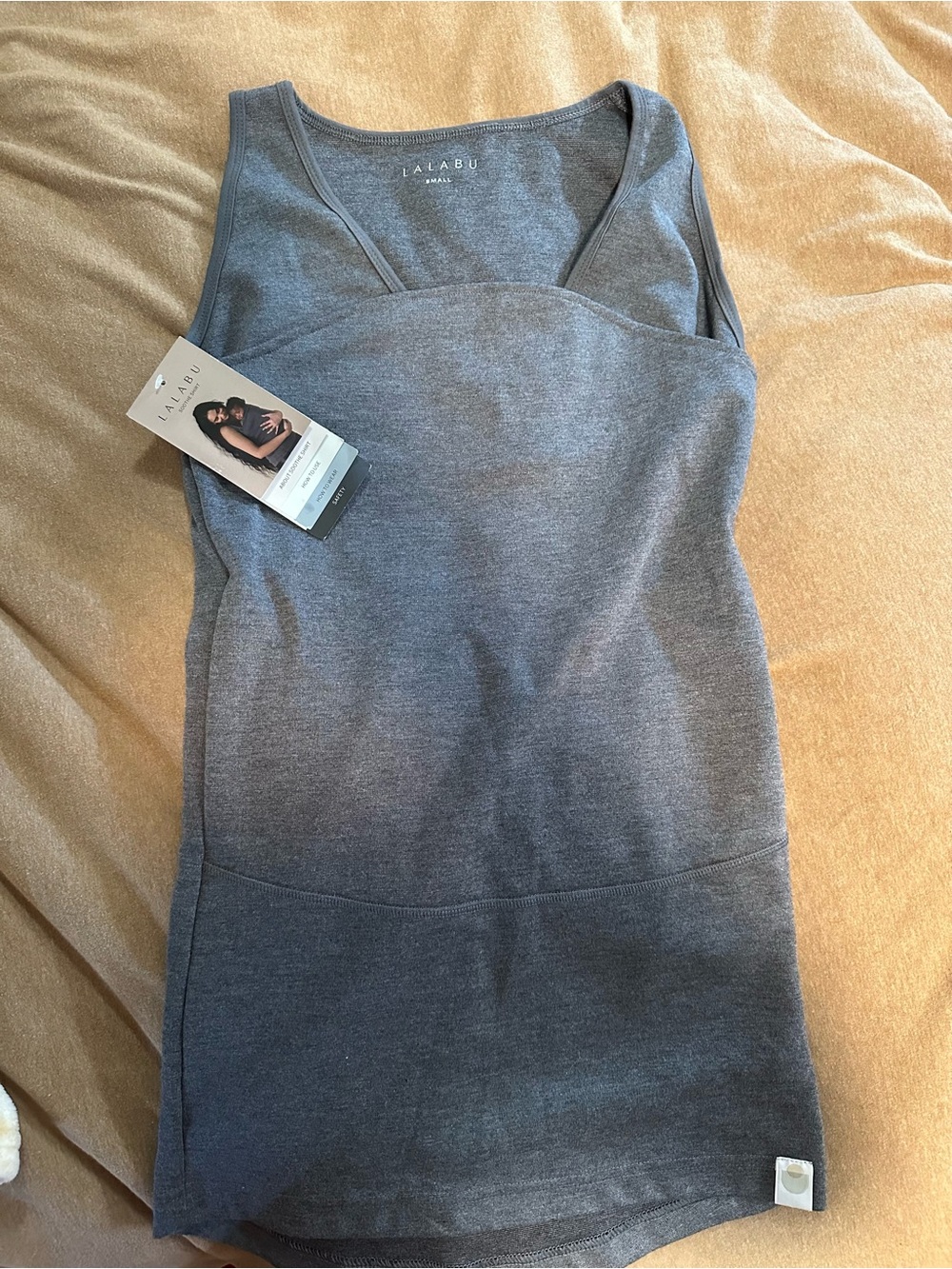 Lalabu Women's Gray Nursing Tank Top